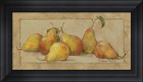 Framed Pear Fresco Print