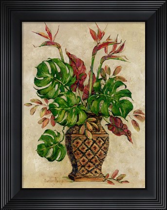 Framed Exotic Bouquet Print