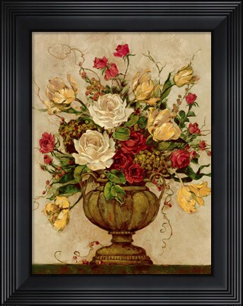 Framed Floral Reflections II Print