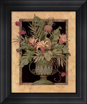 Framed Framed Tropical Arrangement II Print