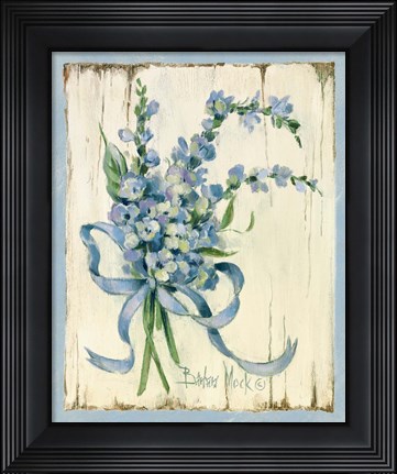 Framed Blue I Print
