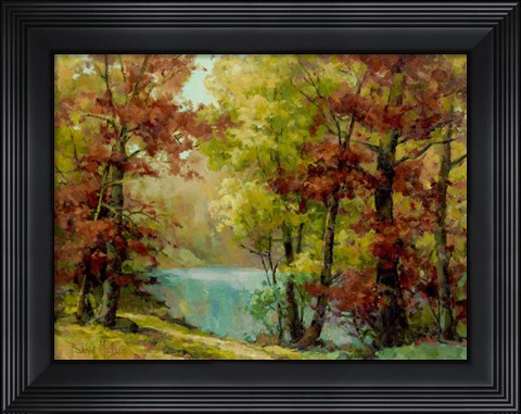 Framed Serene Retreat Print