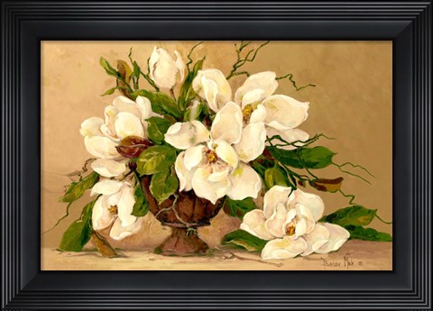 Framed Southern Magnolias Print