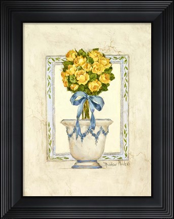 Framed Yellow Rose I Print