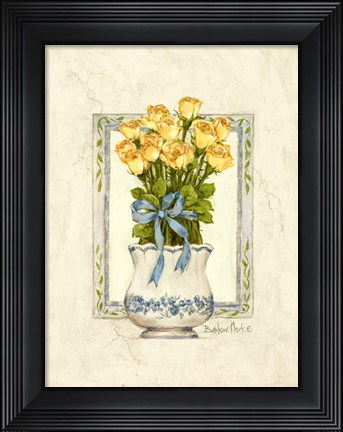 Framed Yellow Rose II Print