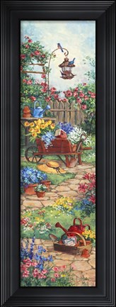 Framed Spring Garden Panel II Print