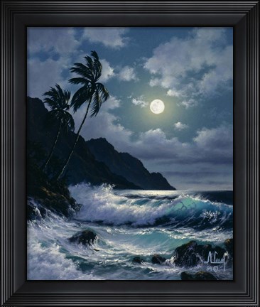 Framed Full Moon Print