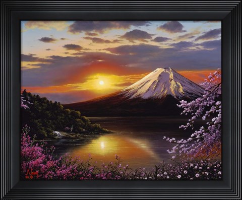 Framed Snow Capped Print