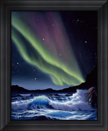 Framed Northern Lights Print