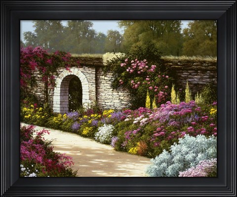 Framed Arched Entrance Print