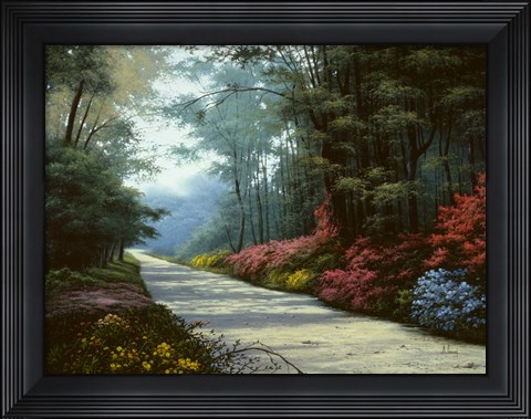 Framed Garden Path Print