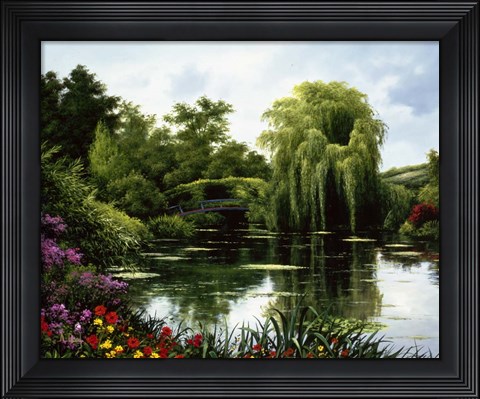 Framed By the Lake Print