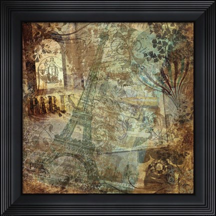Framed Destination Paris Print