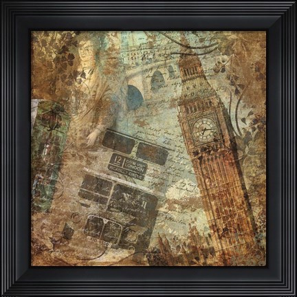 Framed Destination London Print