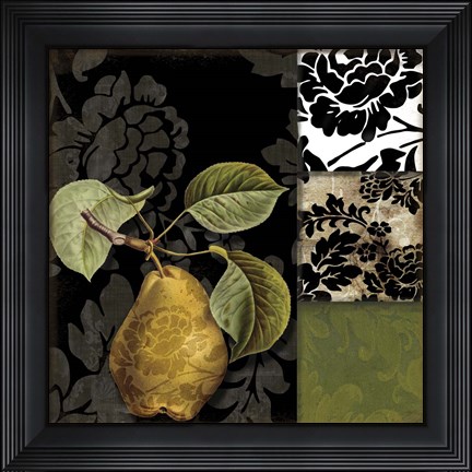 Framed Damask Lerain II Print