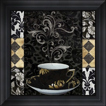 Framed Cafe Noir III Print