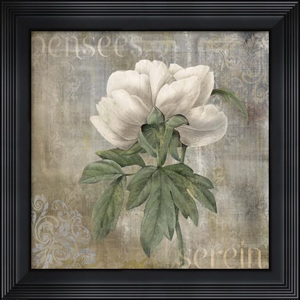 Framed Pensees Serein Print