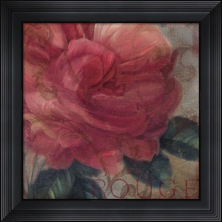 Framed Coleurs Rouge Print