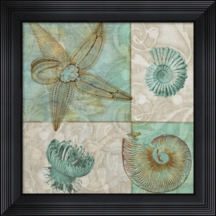 Framed Sea Life I Print