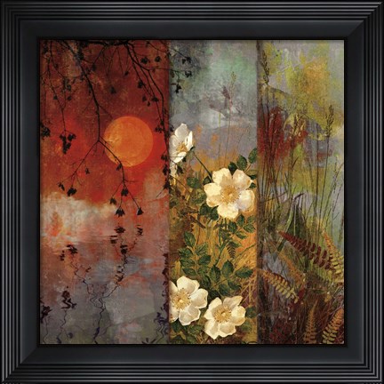 Framed Whisper Forest Moon II Print