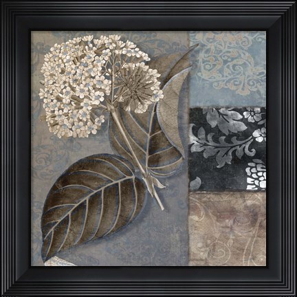 Framed Cocoa &amp; Blue III Print