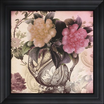 Framed Tea and Roses III Print