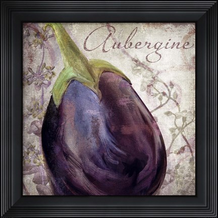 Framed Legumes Francais I Print