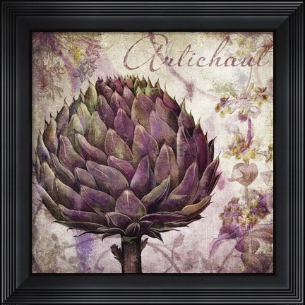 Framed Legumes Francais II Print