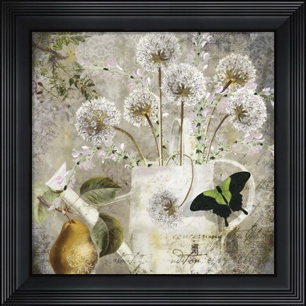 Framed Shabby Cottage I Print