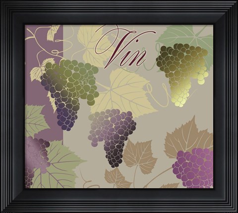 Framed Modern Wine IV Print