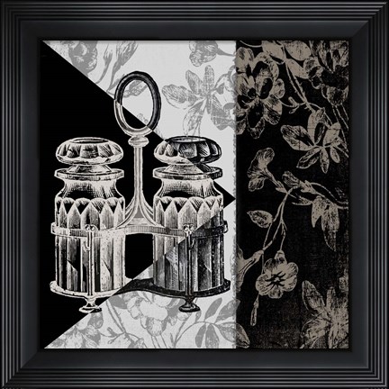 Framed Dinner Conversation IV Print