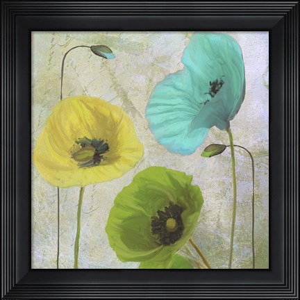 Framed Garden Shimmer I Print