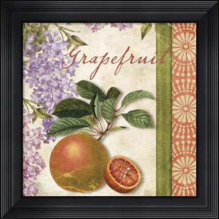 Framed Summer Citrus III Print