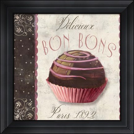 Framed Patisserie I Print