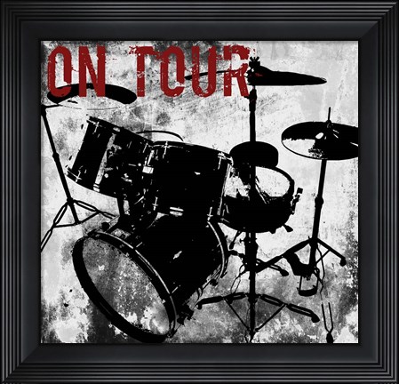 Framed Rock n Roll II Print