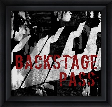 Framed Rock n Roll III Print