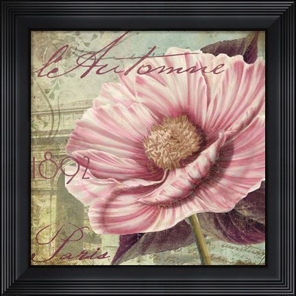 Framed Saisons I Print