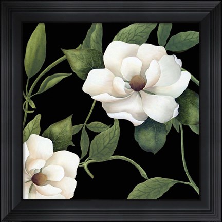 Framed Sweet Magnolias I Print