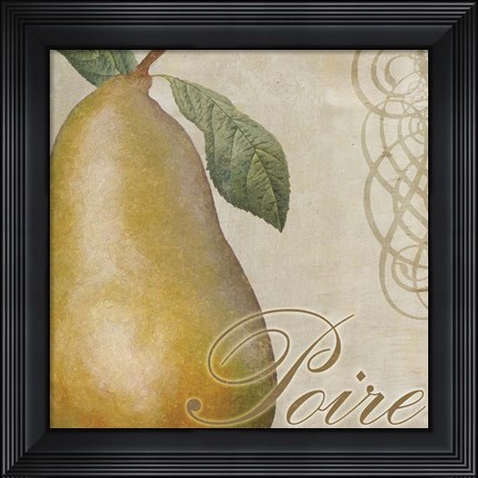 Framed Fruits Classique IV Print