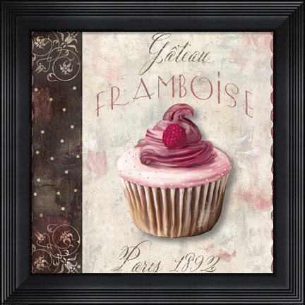 Framed Patisserie III Print