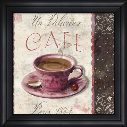 Framed Patisserie V Print