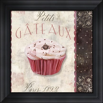 Framed Patisserie VII Print