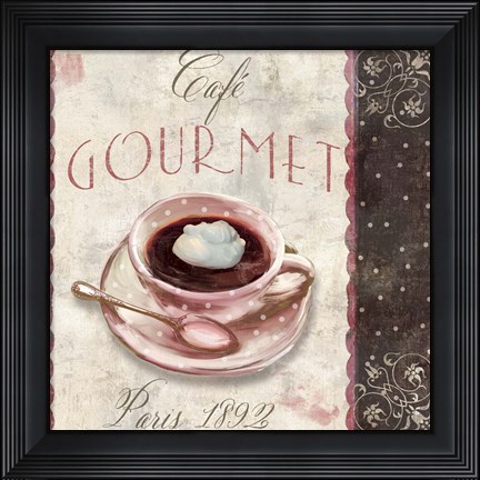 Framed Patisserie VIII Print