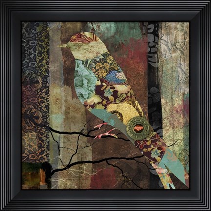 Framed Aviary I Print
