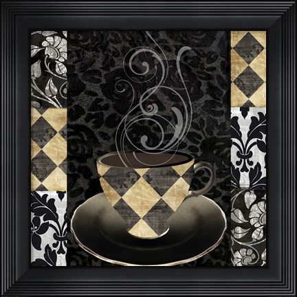 Framed Cafe Noir IV Print