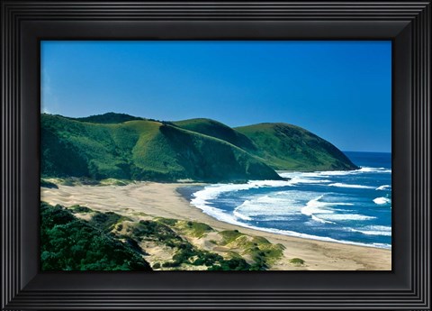Framed View of the Coastline, Eastern Cape, South Africa Print