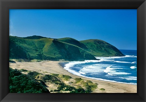 Framed View of the Coastline, Eastern Cape, South Africa Print