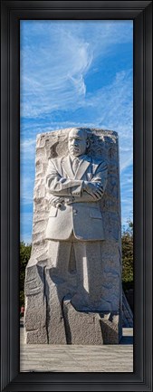 Framed Martin Luther King Jr. Memorial at West Potomac Park, Washington DC Print