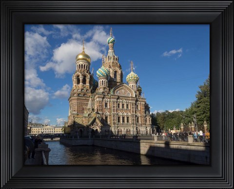 Framed Church of the Savior on Blood, St. Petersburg, Russia Print