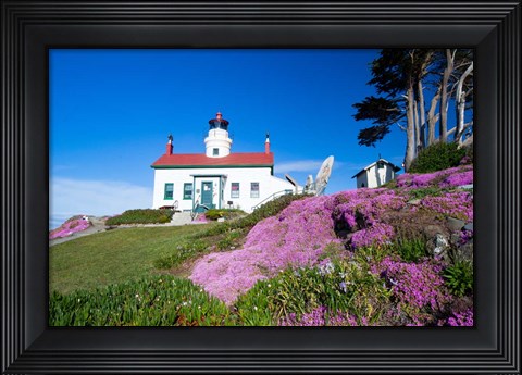 Framed Battery Point Lighthouse, Crescent City, California Print